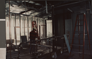 Photograph of a building under construction, University of Nevada, Las Vegas, circa 1991-1992