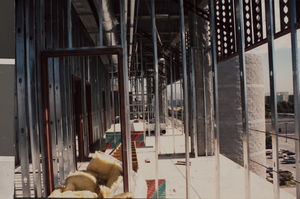Photograph of a building under construction, University of Nevada, Las Vegas, circa 1991-1992