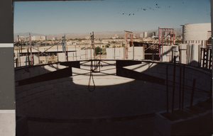 Photograph of building construction, University of Nevada, Las Vegas, circa 1991-1992