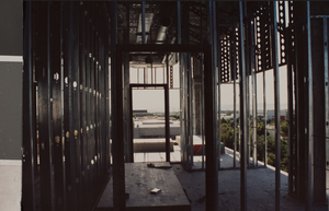 Photograph of the Rod Lee Bigelow Health Sciences building under construction, University of Nevada, Las Vegas, circa 1991-1992