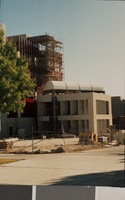 Photograph of the side of the Rod Lee Bigelow Health Sciences building, University of Nevada, Las Vegas, October 4, 1991