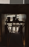 Photograph of the Rod Lee Bigelow Health Sciences building lobby construction, University of Nevada, Las Vegas, circa 1991-1992