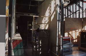 Photograph of Dean's office under construction, University of Nevada, Las Vegas, Las Vegas, October 4, 1991
