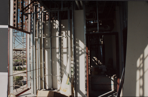 Photograph of the Dean's office under construction, University of Nevada, Las Vegas, Las Vegas, October 4, 1991