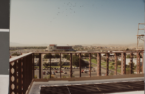 Photograph of the UNLV campus under construction, University of Nevada, Las Vegas, Las Vegas, October 4, 1991