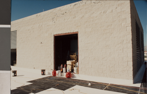 Photograph of building construction, University of Nevada, Las Vegas, Las Vegas, October 4, 1991