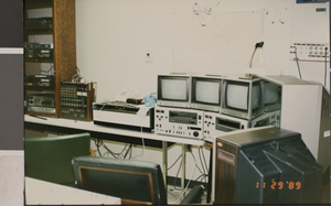 Photograph of electronic equipment, University of Nevada, Las Vegas, circa 1991-1992
