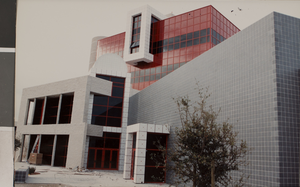 Photograph of completed Rob Lee Bigelow Health Sciences building, University of Nevada, Las Vegas, circa 1992