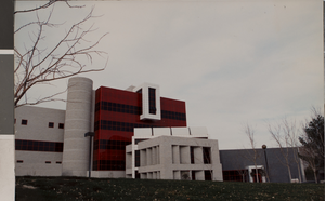 Photograph of completed Rob Lee Bigelow Health Sciences building, University of Nevada, Las Vegas, circa 1992