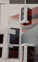 Photograph of completed Rob Lee Bigelow Health Sciences building, University of Nevada, Las Vegas, circa 1992