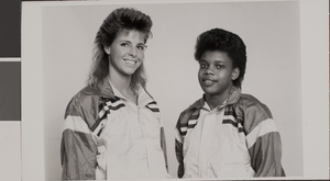 Photograph of Women's Track and Field team, University of Nevada, Las Vegas, circa 1986