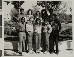 Photograph of Women's Track and Field or Cross Country team, University of Nevada, Las Vegas, circa late 1980s