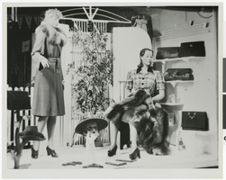 Photograph of Fanny's Dress Shop window display, Las Vegas, 1933
