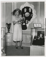 Photograph of Evelyn Peralto in a dress, Las Vegas, circa 1940s