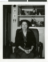Photograph of Maurine Wilson at her home in Las Vegas, circa 1940s to 1950s