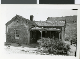 Photograph of Bottle House in Rhyolite, Nevada, circa 1900s
