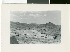 Photograph of area near Virginia City, Nevada, circa early 1900s
