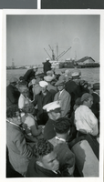 Photograph of people in Long Beach, California, 1928
