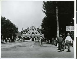 Photograph of the railroad depot, Las Vegas, 1929