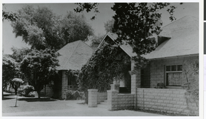 Photograph of three homes, Las Vegas, circa 1940s