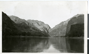Photograph of the southern entrance to Boulder Canyon, circa 1930s