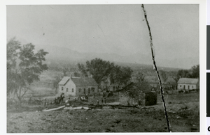 Photograph of the Frehner home in Littlefield, Arizona, circa 1910s