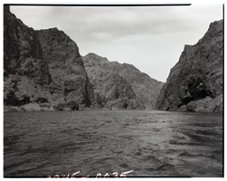 Film transparency of the Colorado River gorge, Lake Mead, Nevada, 1952