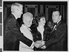 Photograph of Mayor Oran K. Gragson, his wife Bonnie, with Mr. and Mrs. Ed Sullivan, Las Vegas, Nevada, circa 1960s