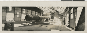 Photograph of Pershing Quicksilver Works interior, Rochester Mining District, Nevada, October 10, 1927