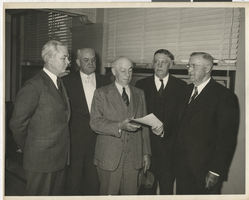 Photograph of an unidentified group of men, May 16, 1945