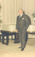 Photograph of Jay Sarno at the opening of Caesars Palace, Las Vegas, Nevada, August 5, 1966
