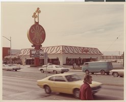 Photograph of the exterior of Slots-A-Fun Casino, Las Vegas, Nevada, circa 1973
