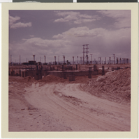 Photograph of Caesars Palace construction, Las Vegas, Nevada, May 9, 1965