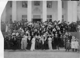 Photograph of graduation photo, early 1900s 