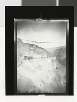 Photograph of cables on Hoover Dam, 1934