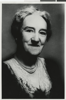 Photograph of Mrs. Clara Beatty, late 1800s