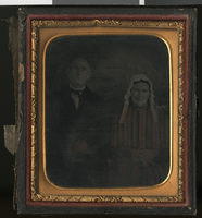 Photograph of unknown couple, 1880 - late 1800s