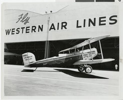 Photograph of Western Airlines M2, Las Vegas, Nevada, 1926