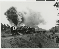 Photograph of Union Pacific locomotive, 1960s
