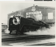 Photograph of Union Pacific locomotive, 1960s