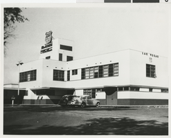 Photograph of Union Pacific Station on Fremont Street, Las Vegas, Nevada, 1940s