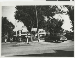 Photograph of Union Pacific Station on Fremont Street, Las Vegas, Nevada, 1940s