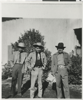 Photograph of Clarence Cleveland and others, 1940s