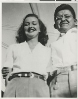 Photograph of Clarence Cleveland with Betty Ellingham, 1940s