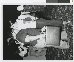 Photograph of Jo Gonzales at the Nevada Women's Conference in Las Vegas (Nev.), June 19, 1977