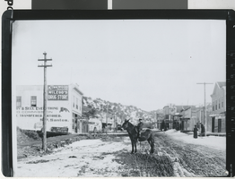 Photograph of Main Street in Manhattan (Nev.), 1907