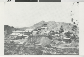 Postcard of Tonopah Belmont Development Company's mine and mill, Tonopah (Nev.), September 18, 1912