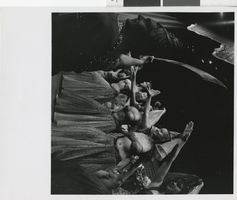 Photograph of dancers in harem costumes, Dunes Hotel, Las Vegas (Nev.), 1957-1960s
