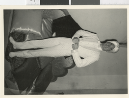 Photograph of a performer wearing a tuxedo and turban, Dunes Hotel, Las Vegas (Nev.), 1957-1960s