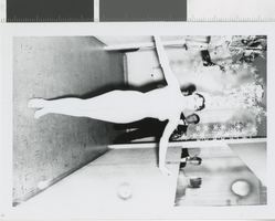 Photograph of showgirl in costume, Las Vegas (Nev.), 1957-1960s